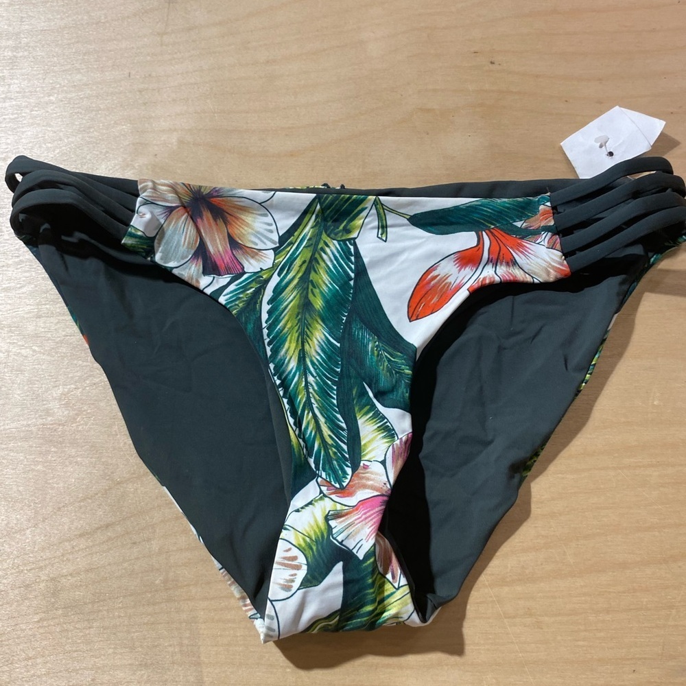Rue 21 Tropical Print TiniBikini Bottom Small (HF)